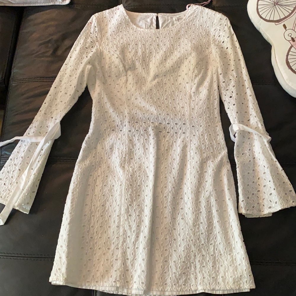 White Avec Les Filles 100% Cotton Dress